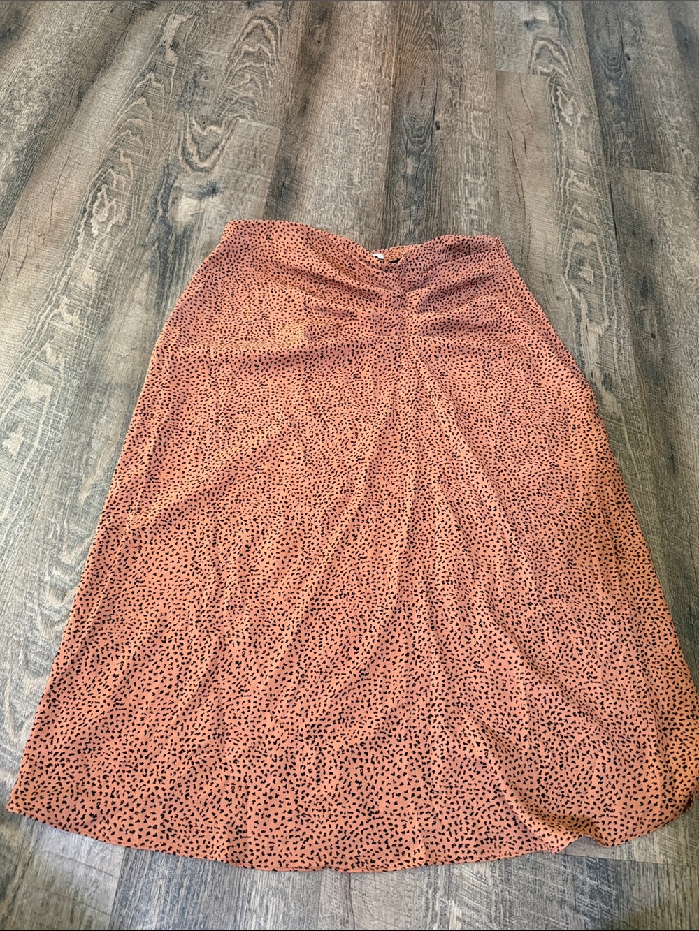 Women's Nine West Rust Printed A-Line Skirt